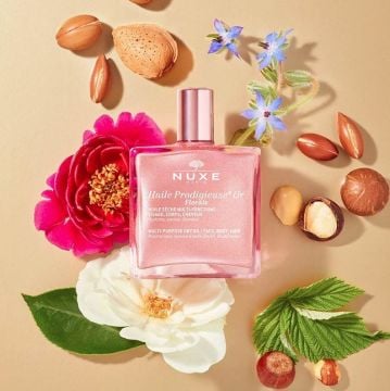 Nuxe Huile Prodigieuse OR Pembe Parıltılı Çiçeksi Çok Amaçlı Kuru Yağ 50 ml