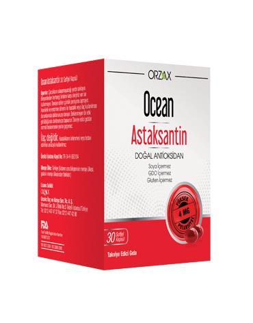 Ocean Astaksantin 30 Kapsül