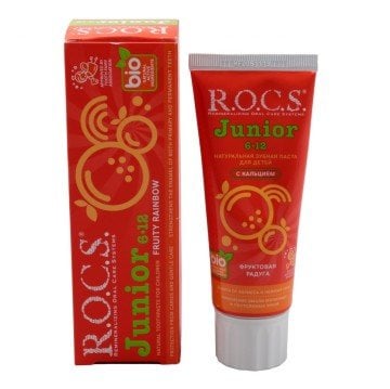 Rocs Junior Meyveli Diş Macunu 6-12 60 ml