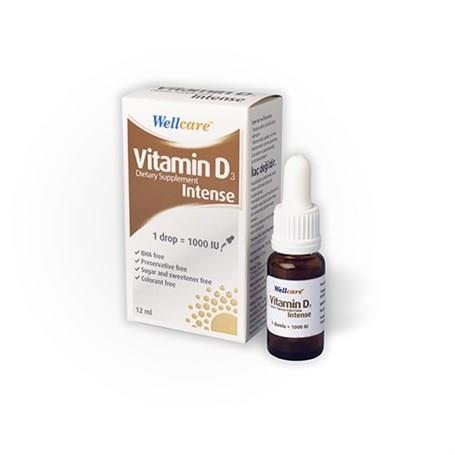 Wellcare Vitamin D3 Intense 1000 IU 12 ml Damla