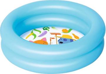 Bestway 51061 Renkli 2 Bölme Havuz 61 cm Mavi