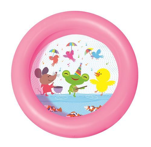 Bestway 51061 Renkli 2 Bölme Havuz 61 cm Pembe