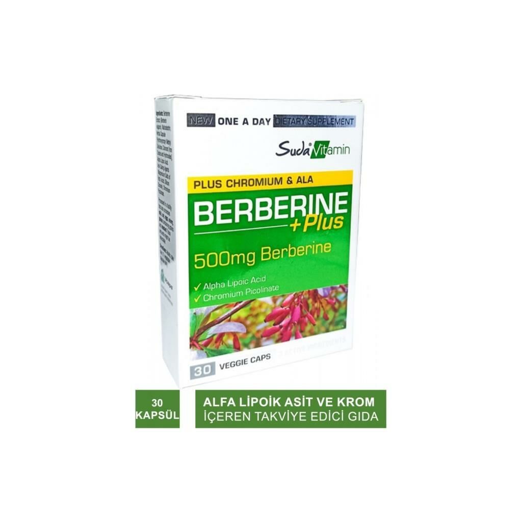 Suda Vitamin Berberine Plus 30 Kapsül