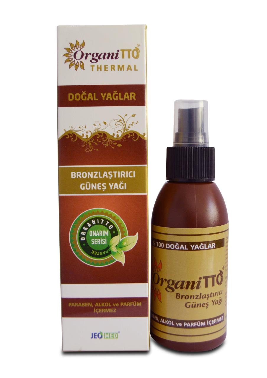 TTO Organitto Bronzlaştırıcı 100 ml Güneş Yağı