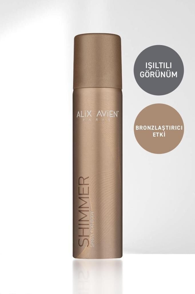Alix Avien Işıltılı Vücut Spreyi - Shimmer Spray For Body - 75 ml