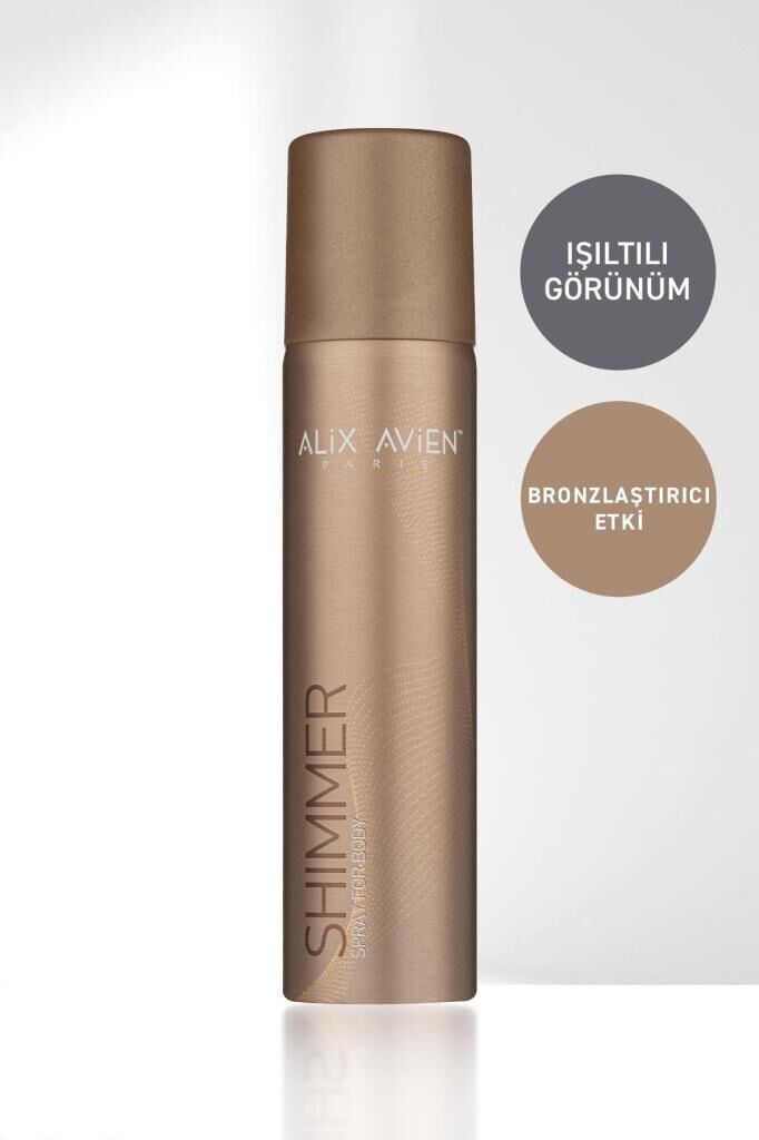 Alix Avien Işıltılı Vücut Spreyi - Shimmer Spray For Body - 75 ml