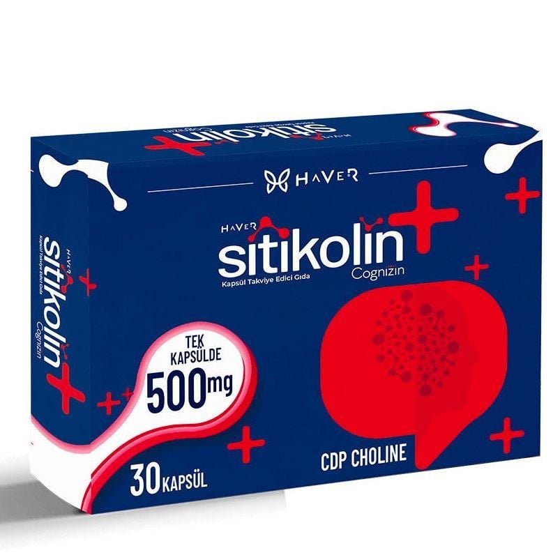 Haver Sitikolin Cognizin 500 mg 30 Kapsül