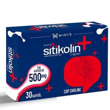 Haver Sitikolin Cognizin 500 mg 30 Kapsül