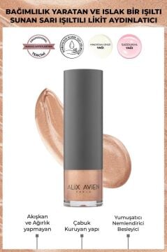 Alix Avien Kahverengi Işıltılı Likit Aydınlatıcı - Liquid Highlighter - 103 Yüz & Vücut İçin - 45 ml