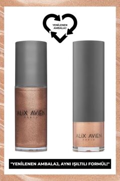 Alix Avien Kahverengi Işıltılı Likit Aydınlatıcı - Liquid Highlighter - 103 Yüz & Vücut İçin - 45 ml