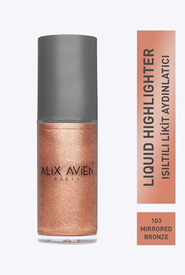 Alix Avien Kahverengi Işıltılı Likit Aydınlatıcı - Liquid Highlighter - 103 Yüz & Vücut İçin - 30l
