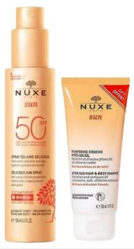 Nuxe Sun Güneş Sonrası Şampuan 100 ml & Nuxe Sun Sprey Fondant Güneş Koruyucu Sprey 150 ml