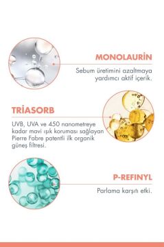 AVENE Ultra Fluid Oil Control Yağlı Ciltler İçin Ultra Hafif SPF 50 Güneş Kremi 50 ml