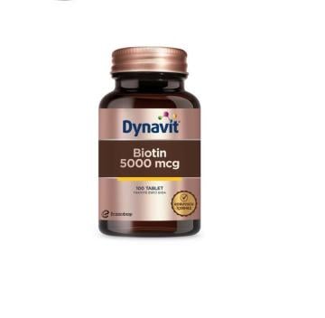 Dynavit Biotin 5000 mg 100 Tablet