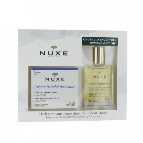 Nuxe Creme Fraiche De Beaute Nemlendirici 40 ml+Nuxe Huile Prodigieuse 30 ml Kuru Yağ Hediyeli