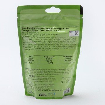 Voonka Kids Niloya Gummies Omega 3 Çiğnenebilir 60 Adet