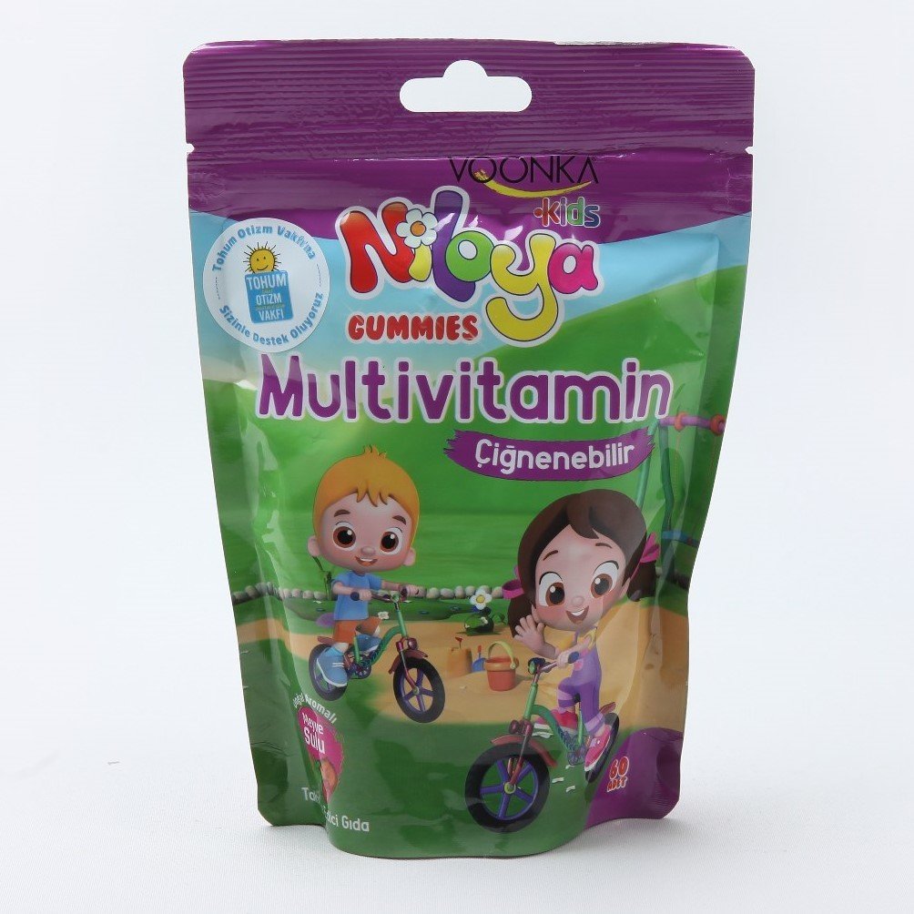 Voonka Kids Niloya Gummies Multivitamin Çiğnenebilir 60 Adet