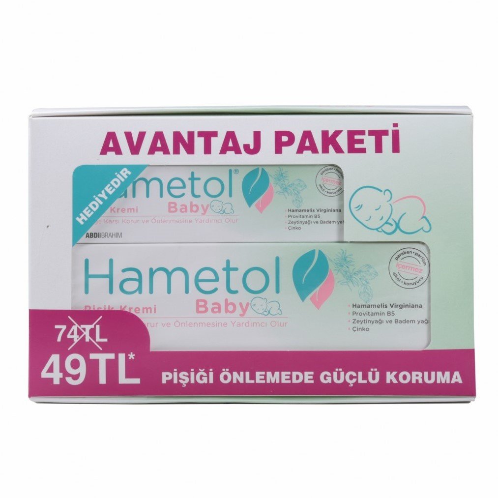 Hametol Baby Pişik Kremi 100 ml + 30 ml AVANTAJ PAKETİ