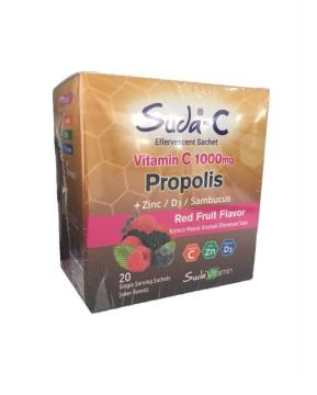Suda Vitamin C 1000 mg Propolis 20 Saşe
