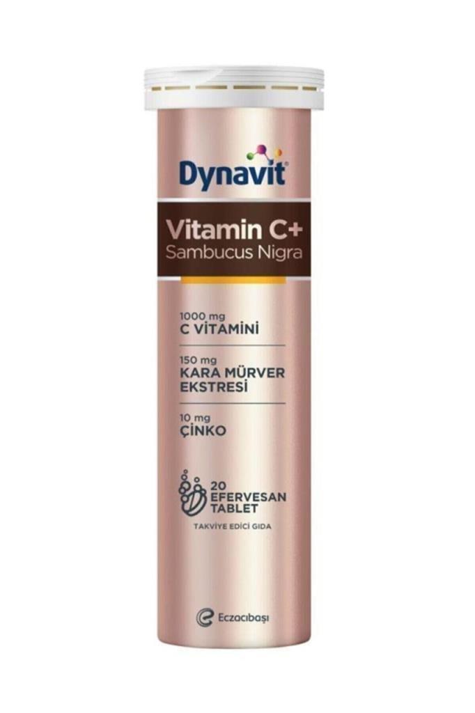 Dynavit Vitamin C+ Sambucus Nigra 20 Efervesan Tablet