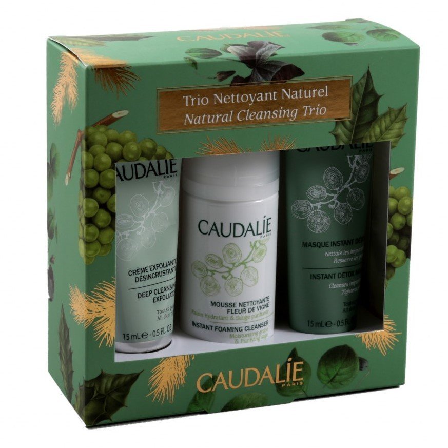 Caudalie Natural Cleansing Trio Set Temizleme Seti