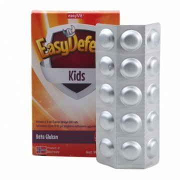 EasyDefence Kids Beta Glukan 30 Çiğneme Jel Tablet