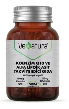 Venatura Koenzim Q10 ve Alfa Lipoik Asit 60 Kapsül