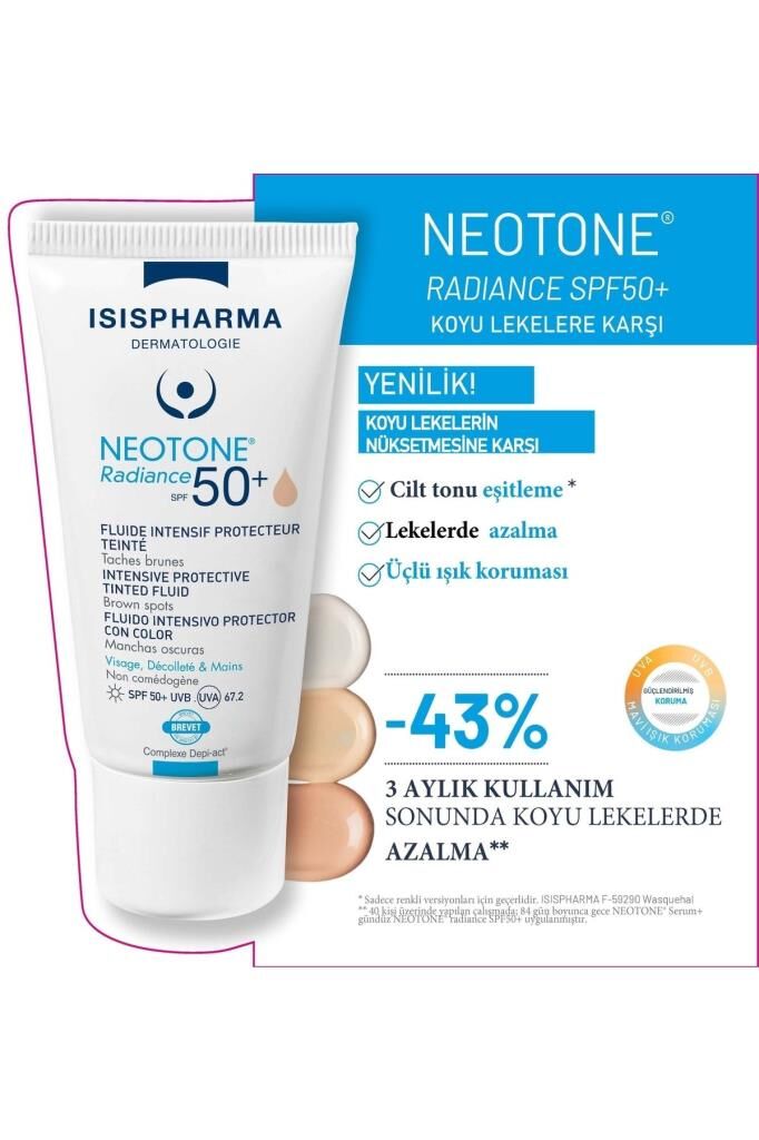 Isis Pharma Neotone Radiance SPF50+ Light Tinted 30 ml
