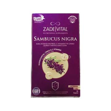 Zade Vital Sambucus Nigra Kara Mürver 15 Kapsül