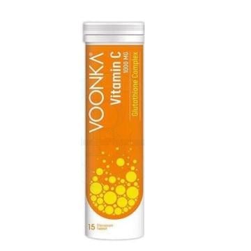 Voonka Vitamin C 1000mg Glutathione Complex 15 Efervesan