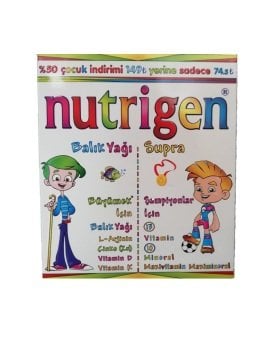 Nutrigen Balık Yağı 200 ml + Supra Şurup 200 ml