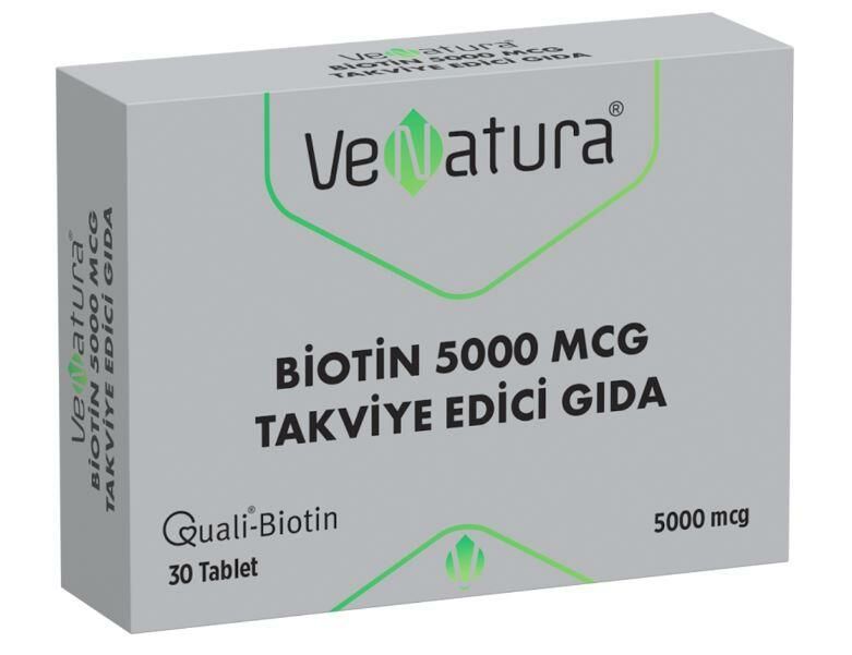 Venatura Biotin 5000 mcg 30 Tablet