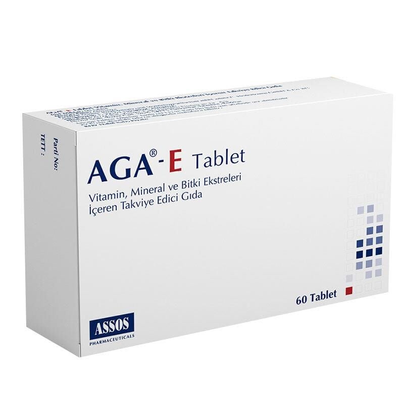 AGA-E Takviye Edici Gıda 60 Tablet