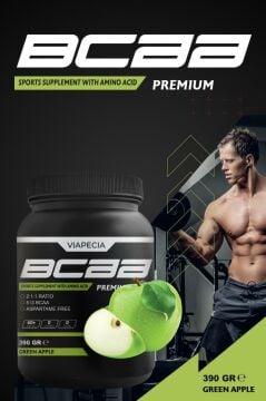 Viapecia BCAA Yeşil Elma Aromalı Aminoasit 390 Gr