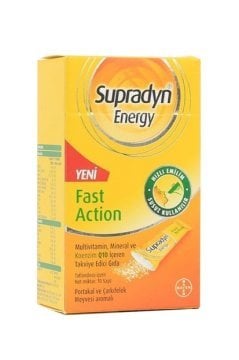 Supradyn Fast Action 10 Saşe SKT: 10/2020