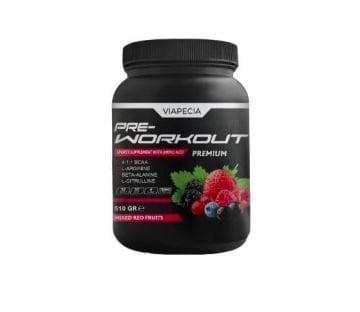 Viapecia Pre-Workout Premium Kırmızı Meyve Aromalı 510 Gram