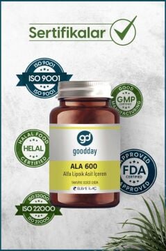 Goodday Ala 600 Alfa Lipoik Asit 60 Kapsül