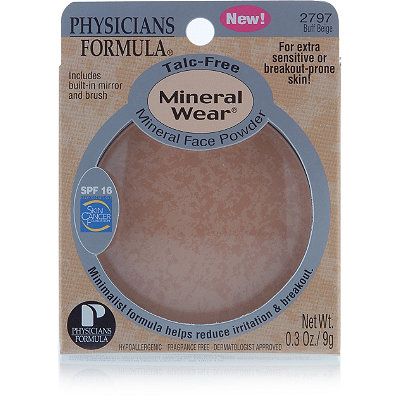Physicians Formula Mineral Wear - Sıkıştırılmış Pudra SPF 16 (Buff Beige)