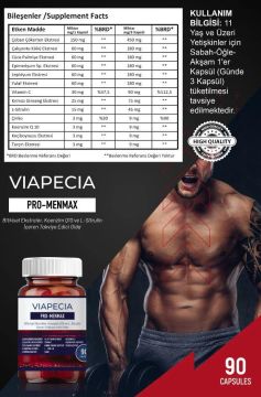 Viapecia Pre-Workout Premium Kırmızı Meyve Aromalı 510 Gram