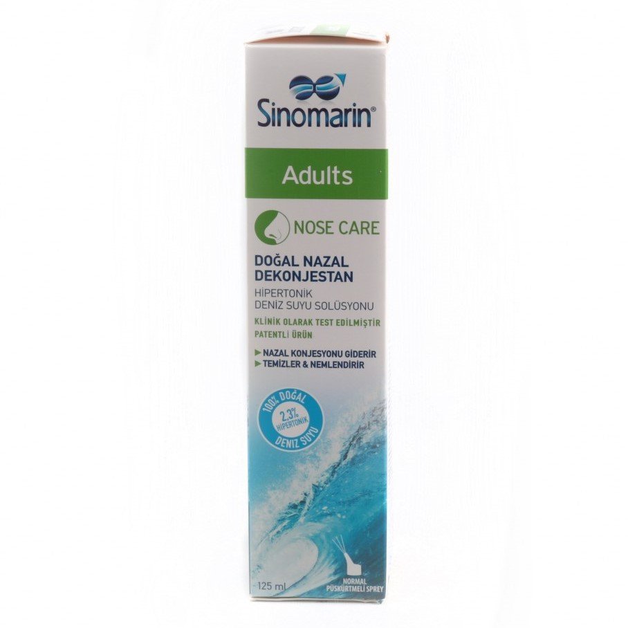 Sinomarin Adults Yetişkin Deniz Suyu Burun Spreyi 125 ml