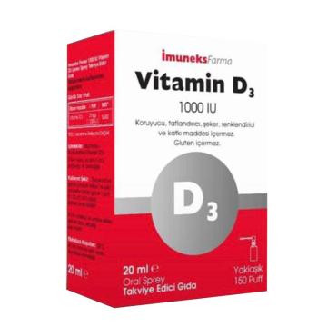 Imuneks Vitamin D3 1000 Iu / 20 ml