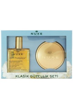 Nuxe Klasik Güzellik Seti  (Huile Prodıgıeuse Kuru Yağ 100 ml + Bornzlaştırıcı Kompakt Pudra 25 gr)