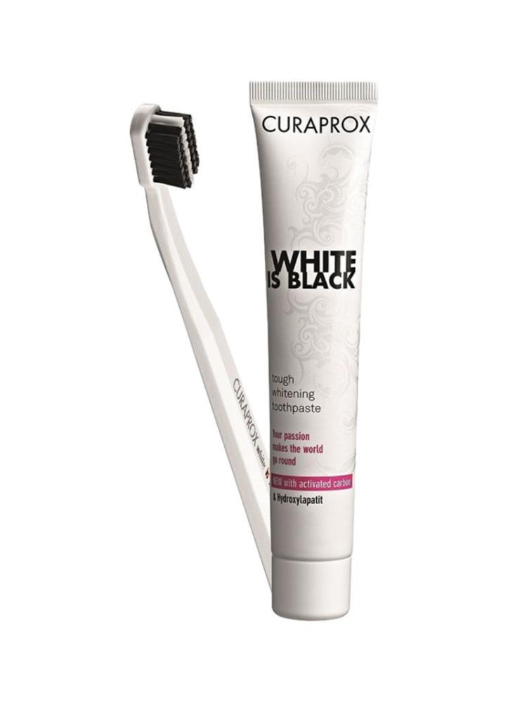 Curaprox White is Black Diş Macunu + Diş Fırça Seti