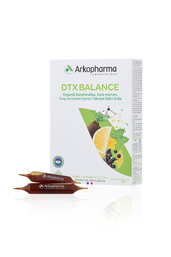 Arkopharma DTX Balance İÇeren Takviye Edici Gıda 20 Ampul