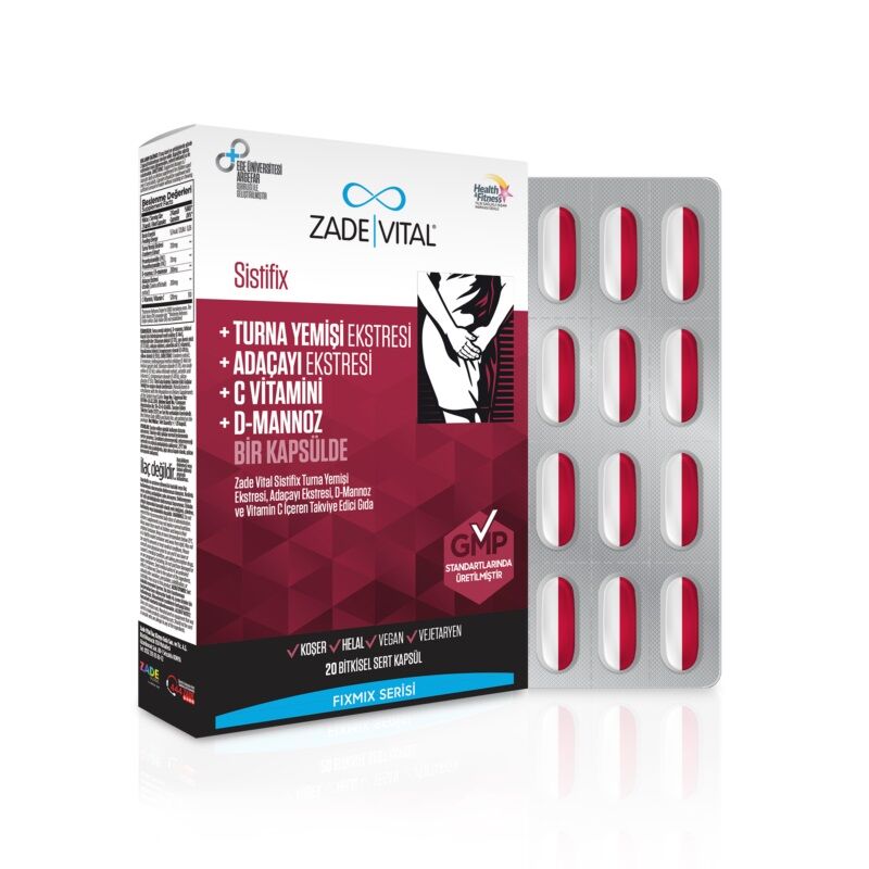 Zade Vital Sistifix Fix Mix 20 Kapsül