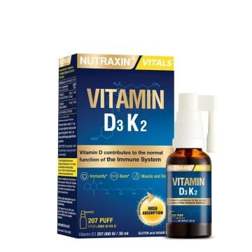 Nutraxin Vitamin D3K2 Takviye Edici Gıda 30 ml