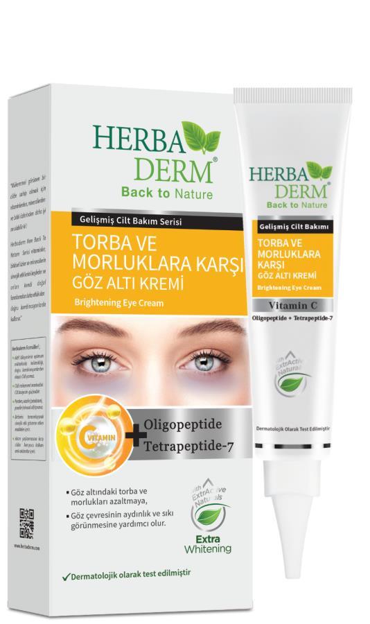Herbaderm Torba ve Morluklara Karşı Göz Altı Kremi 15 ml