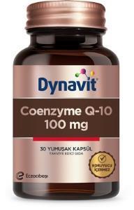 Dynavit Coenzyme Q10 100 mg Takviye Edici Gıda 30 Yumuşak Kapsül