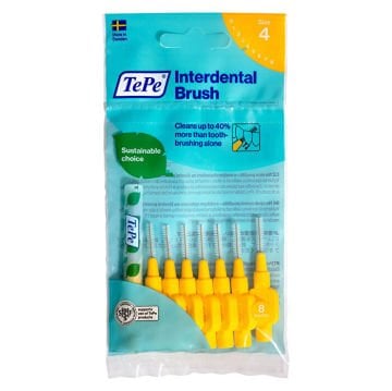 Tepe 0,7 mm  Sarı Diş Arası Fırçası 8 Adet