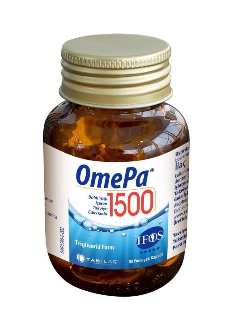 Omepa 1500  Trigliserid Balık Yağı  30 Kapsül